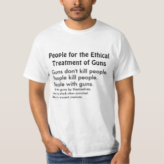 Etisk behandling av vapenT-tröja T-shirt