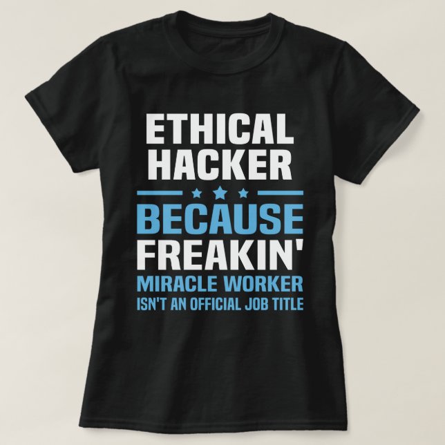 Etisk Hacker T Shirt (Design framsida)
