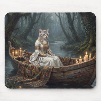 Etisk katt i båt musmatta