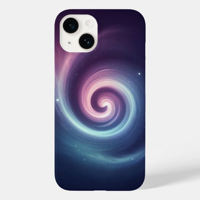 Etisk Kosmisk Galax Spiral - Drömlik Pastell Nebul (Baksida)