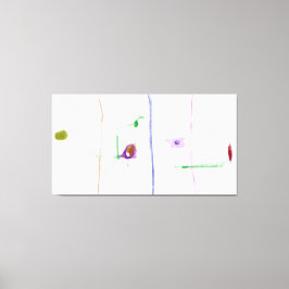 Etiska Förbindelser Minimalistiska Pastell Abstra Canvastryck