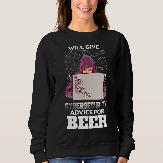 etiskt Hacker Beer Adviser Cybersecurity-program T Shirt (Framsida)