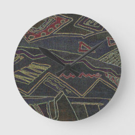 ETNIC MÖNSTER RUND KLOCKA