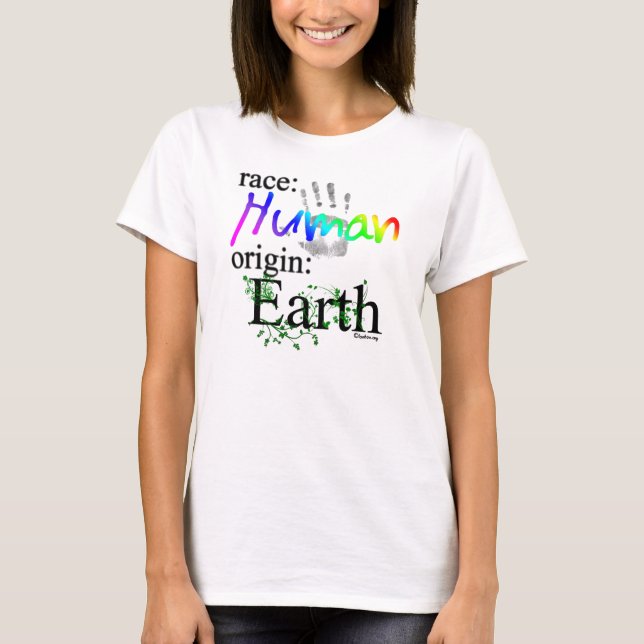Etnicitetfärg T Shirt (Framsida)
