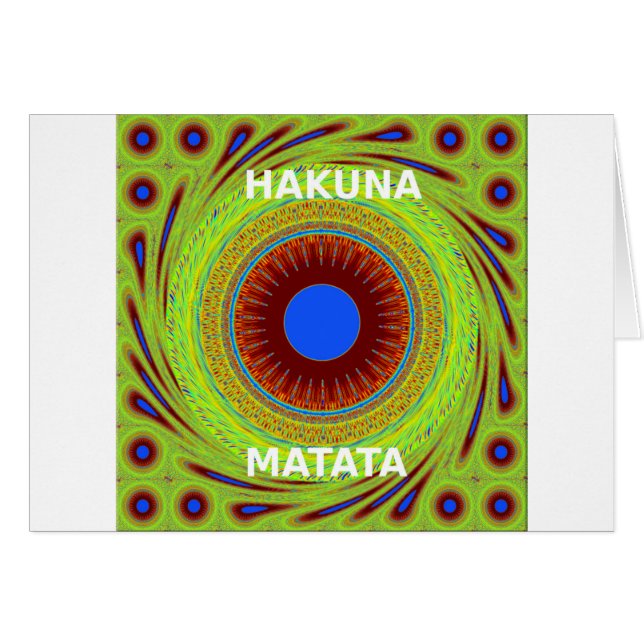 Etniker har en Nicedag och en bättre natt Hälsningskort (Framsidan Horizontal)
