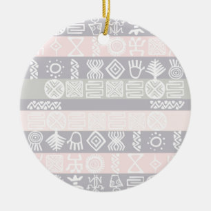 Etnisk afrikansk Boho Design Julgransprydnad Keramik