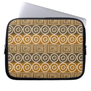 Etnisk afrikansk hand plockademodell laptop sleeve