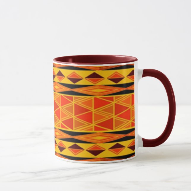 Etnisk afrikansk mugg-design mugg (Höger)