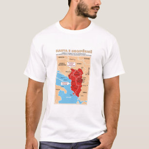 Etnisk Albanien T-tröja T Shirt