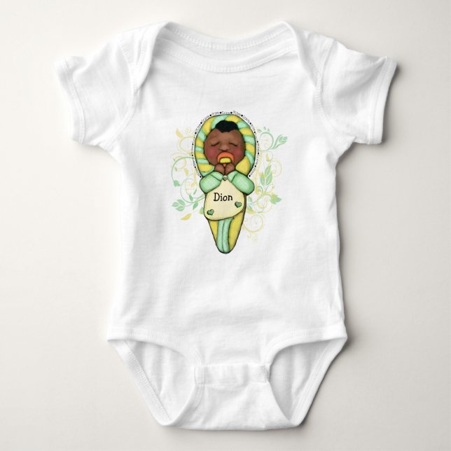 Etnisk baby för personlig t shirt (Framsida)