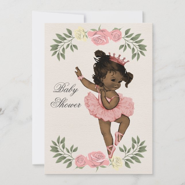 Etnisk baby shower för lagrar för inbjudningar (Framsida)