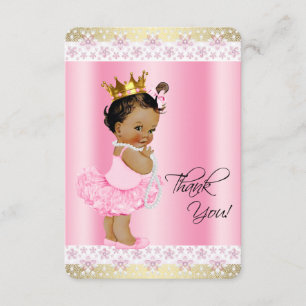 Etnisk ballerina tutu babyflicka tack kort