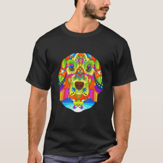 Etnisk Beagle Boho Mandala Yoga Män Kvinnor T Shirt