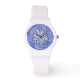 Etnisk blom- mandala. armbandsur