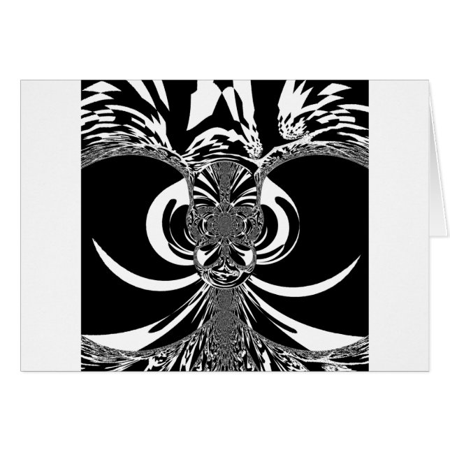 Etnisk design hälsningskort (Framsidan Horizontal)