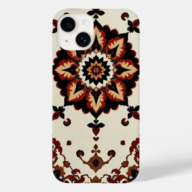Etnisk design iphone fodral Persisk/Asiatisk (Baksida)