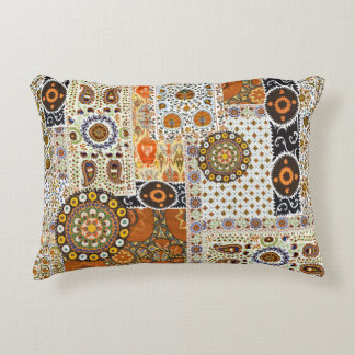 Etnisk digital Abstrakt: Sömlös Mönster Prydnadskudde