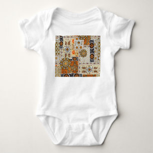 Etnisk digital Abstrakt: Sömlös Mönster T Shirt