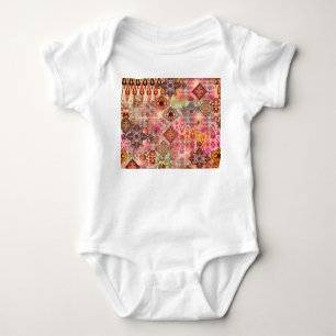 Etnisk digital Abstrakt Sömlös Mönster T Shirt