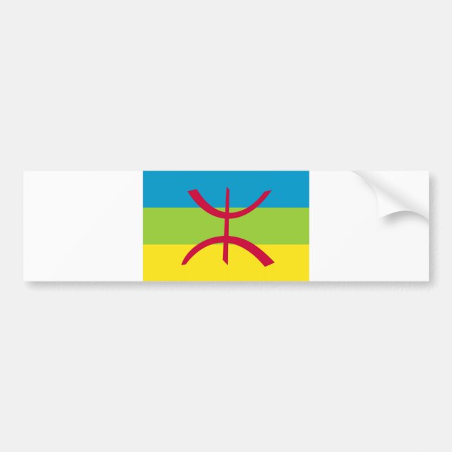 etnisk flagga för berber bildekal (Framsidan)