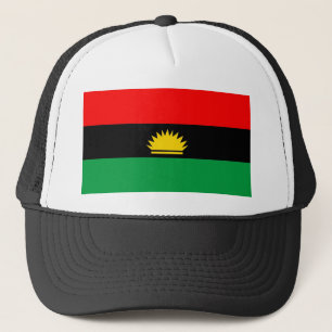 Etnisk flagga för Biafra republikminoritet folk Keps