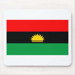 Etnisk flagga för Biafra republikminoritet folk Musmatta