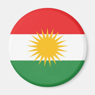 Etnisk flagga för Kurdistan Magnet