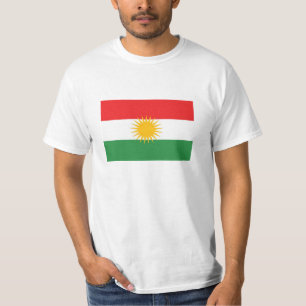 Etnisk flagga för Kurdistan T-shirt