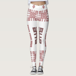 Etnisk folkornament leggings