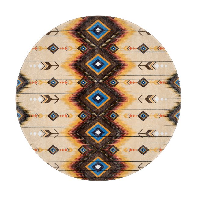 Etnisk geometri: abstrakt mönster design. (Framsidan)