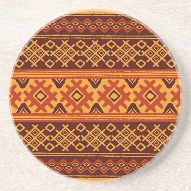 Etnisk geometri, traditionell mönster. underlägg (Framsidan)