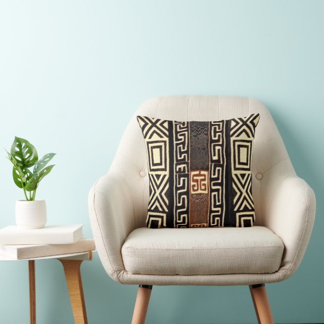 Etnisk geometrisk • Afrocetriskt arvdesign  Kudde (Stol)