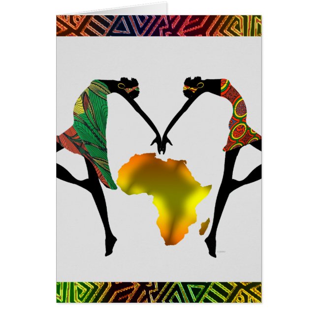 Etnisk Hälsningskort (Framsidan)