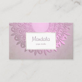 Etnisk lutningmandala visitkort