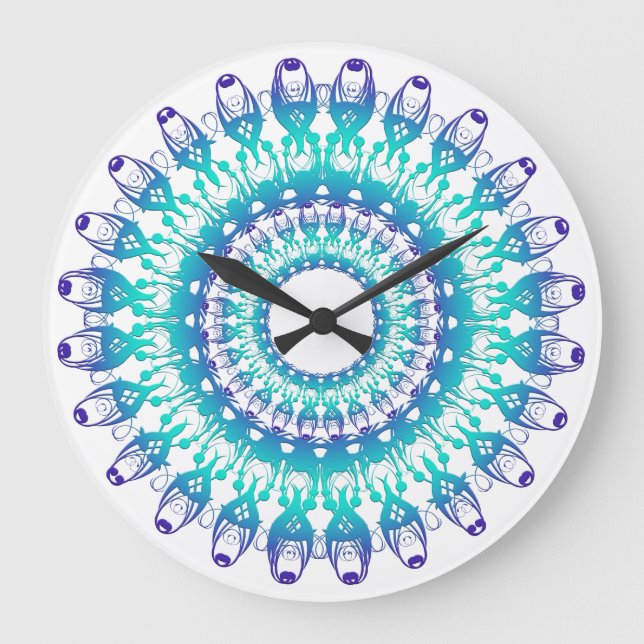 etnisk Mandala. Stor Klocka (Framsida)