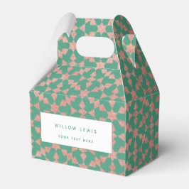 Etnisk marockansk geometrisk Mosaic Mönster Presentaskar