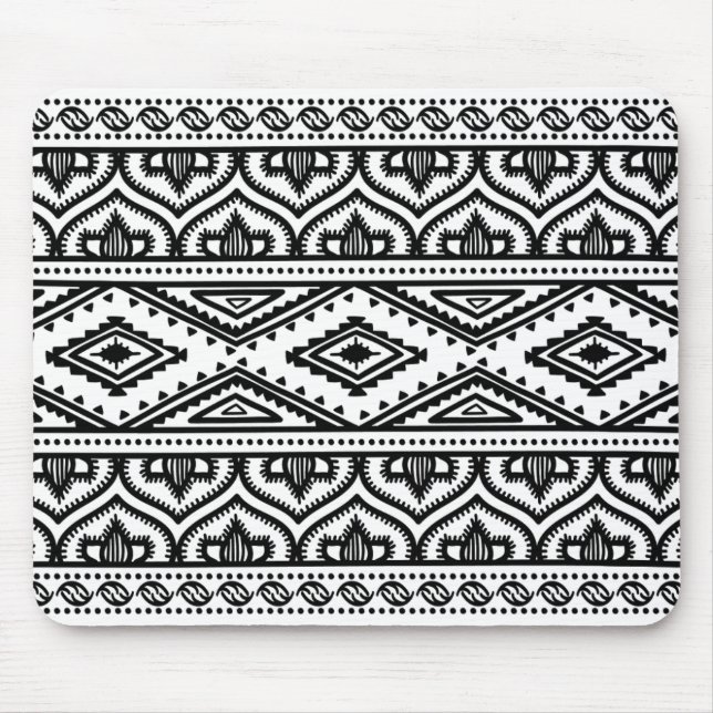 Etnisk mönsterdesign musmatta (Framsidan)