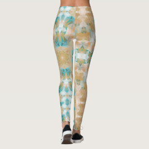 Etnisk nationell prydnad leggings