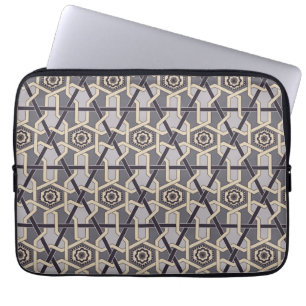 Etnisk orientalisk prydnadsbrodery decor Mönster Laptop Fodral
