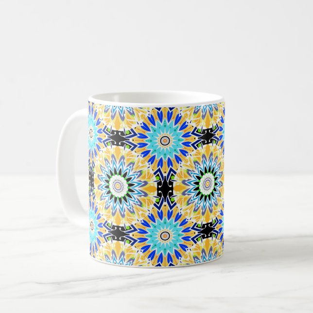 Etnisk ornament kaffemugg (Framsida vänster)
