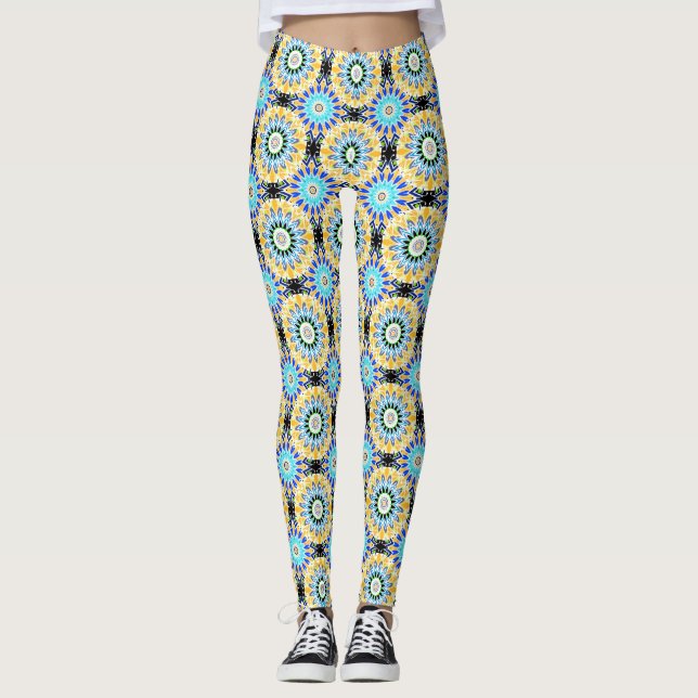 Etnisk ornament leggings (Framsida)