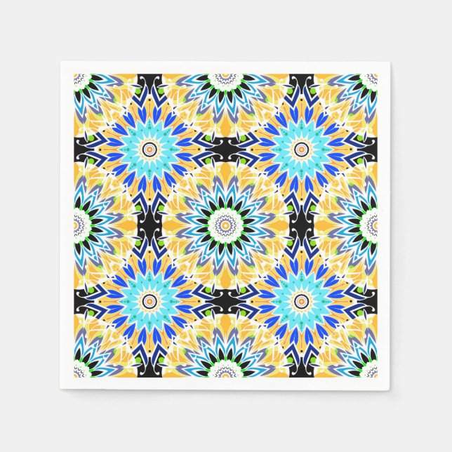 Etnisk ornament pappersservett (Framsidan)