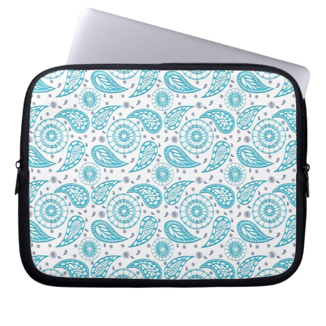 etnisk paisley krickamodell laptop sleeve (Framsidan)