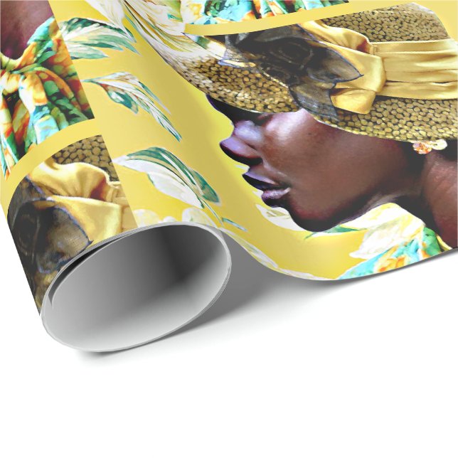 Etnisk Presentpapper (Rullad Hörn)