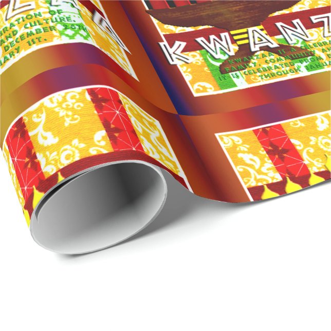 Etnisk Presentpapper (Rullad Hörn)