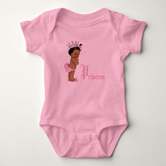 Etnisk prinsessa babyflicka tröja (Framsida)