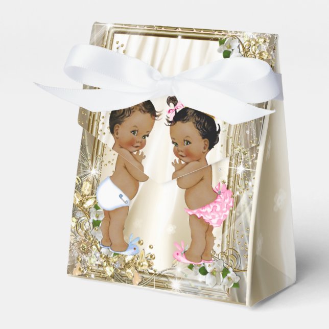 Etnisk prinsessa prins baby shower presentaskar (Framsidan Sidan)