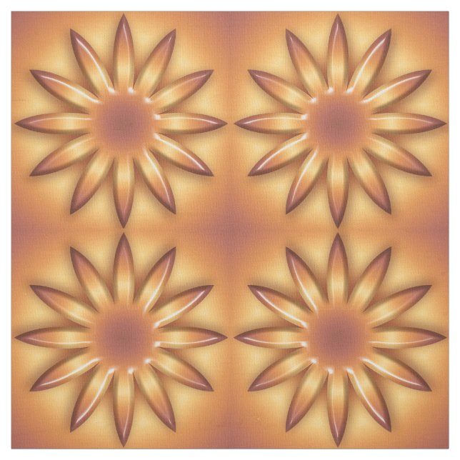 Etnisk sol. Abstrakt geometrisk lutningmodell Tyg (Provkarta)