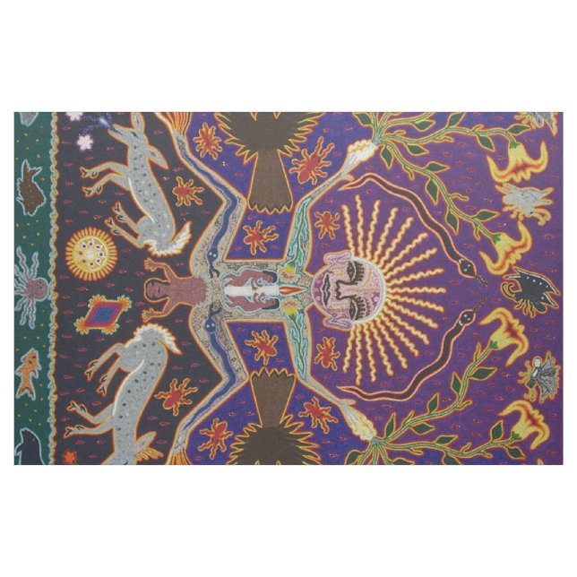 Etnisk stam- konst Boho för mexicansk Mayan Aztec Tyg (Yard)