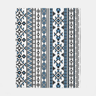 Etnisk triangel Geometric Navajo Mönster Fleecefilt